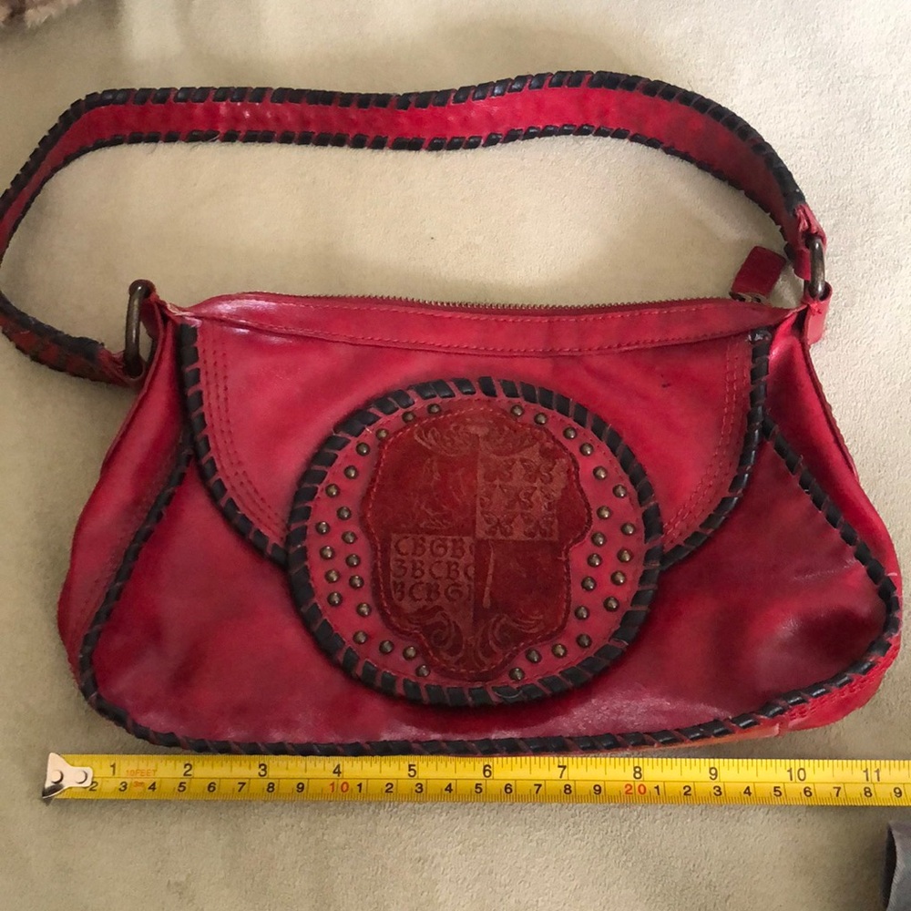 BCBG *COLLECTORS*handbag in RED with Black trim.